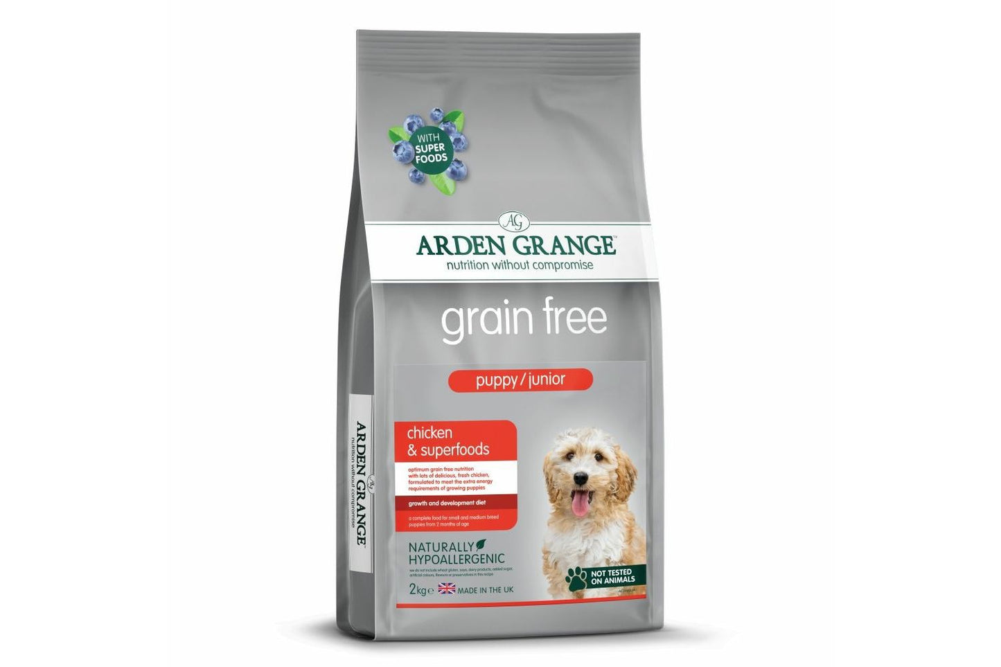  Arden Grange Puppy/Junior Grain Free Chicken Dog Food