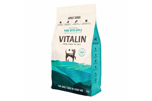  Vitalin Adult Pork With Apple Dog Food