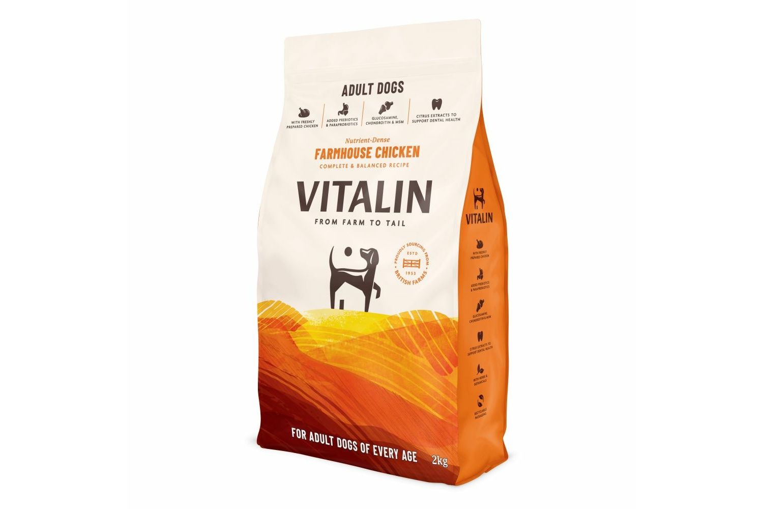  Vitalin Adult Farmhouse Chicken Dog Food