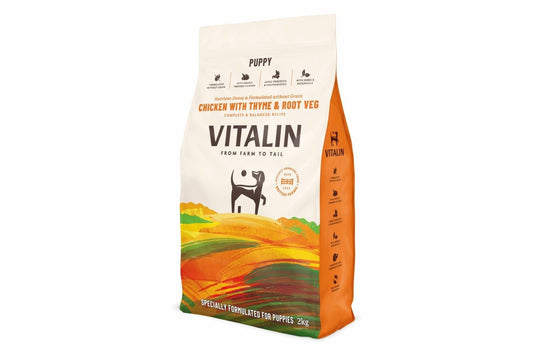  Vitalin Puppy Chicken With Thyme & Root Vegetable Dog Food 2kg