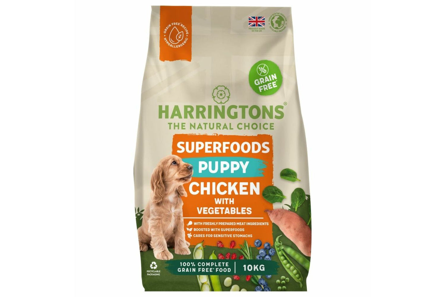  Harringtons Puppy Grain Free Superfoods Chicken & Vegetables