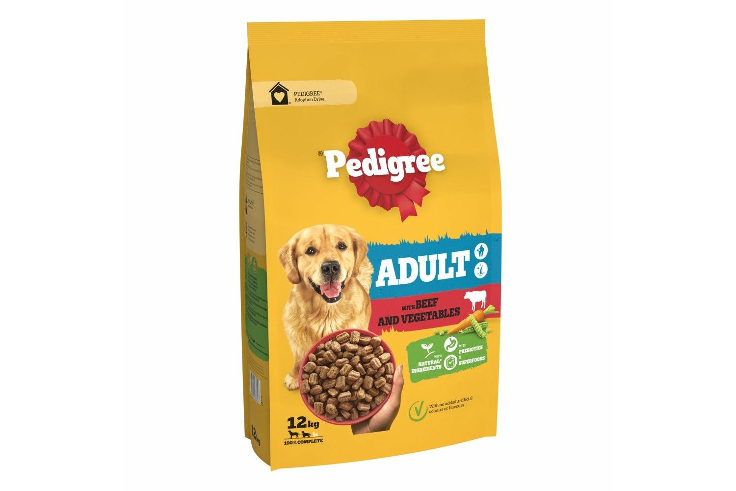 Pedigree Complete Adult Dry Dog Food Beef And Vegetables 12kg