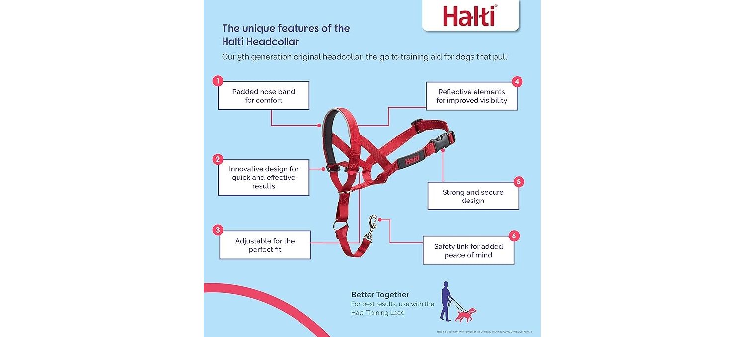  Halti Red Head Collar