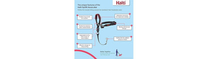  Halti Optifit Black Headcollar