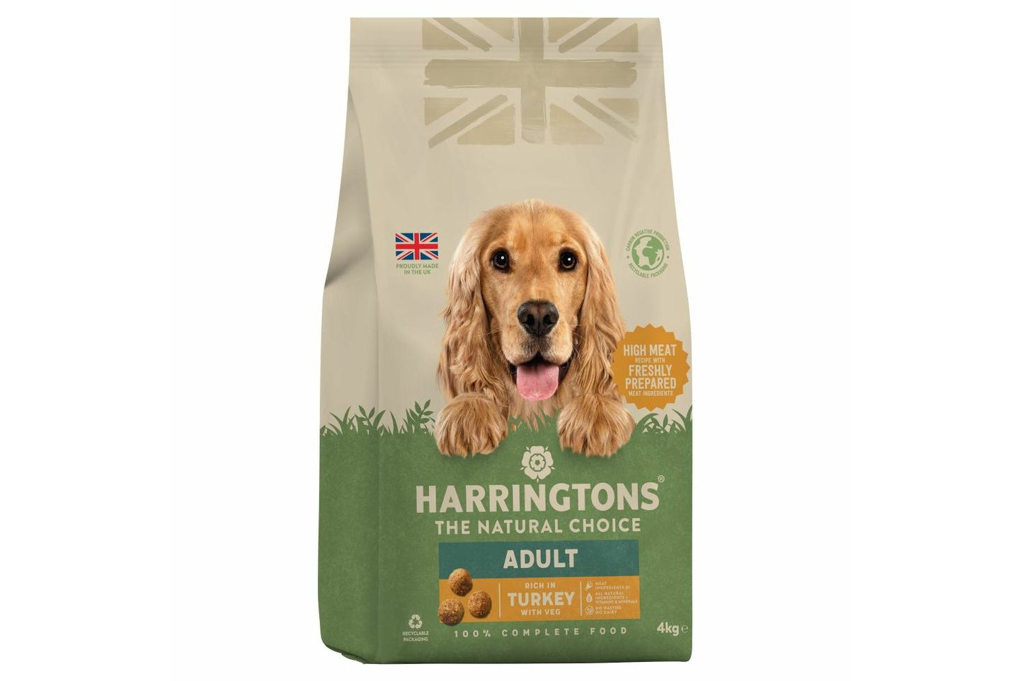  Harringtons Complete Adult Turkey Dry Dog Food 4kg