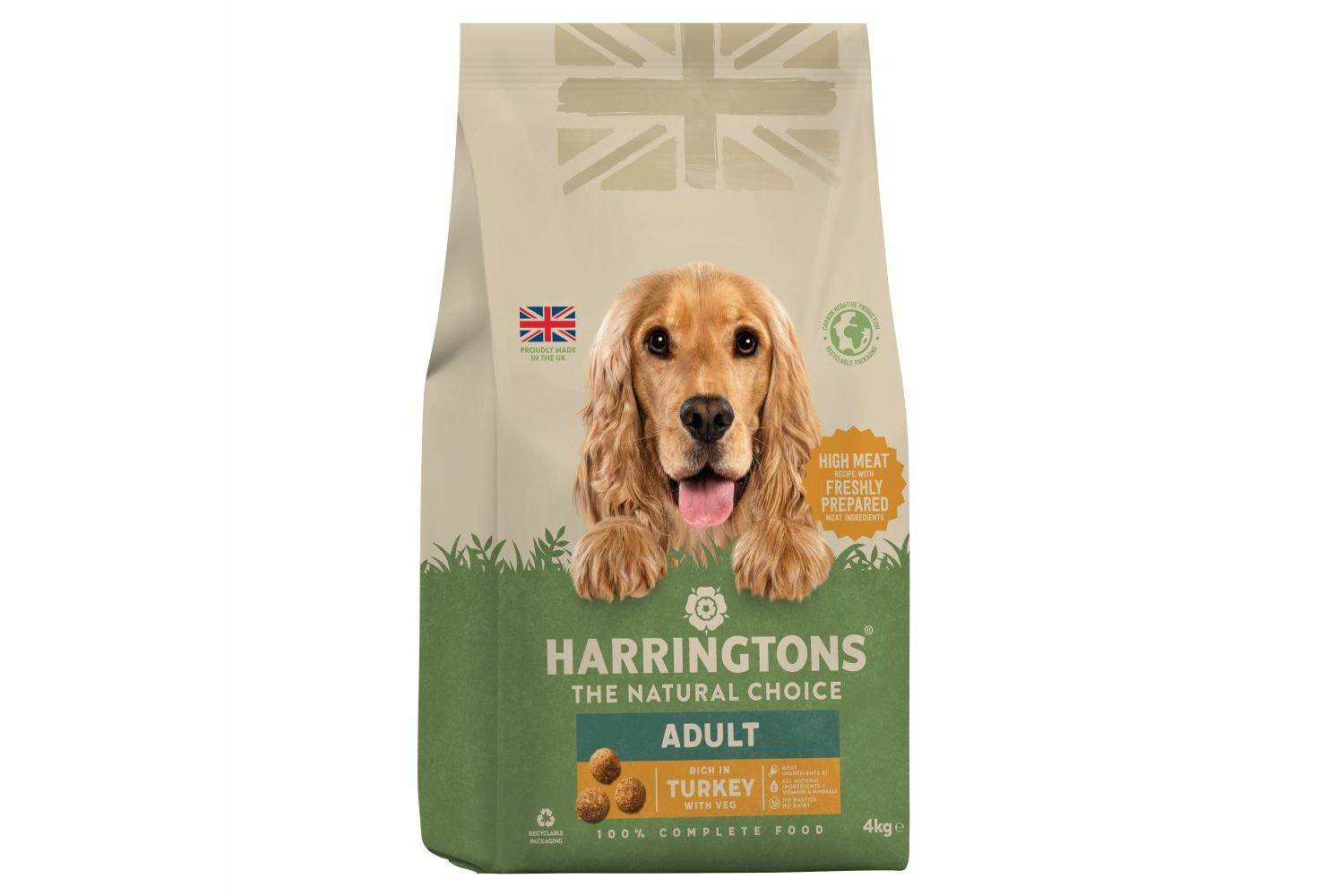  Harringtons Complete Adult Turkey Dry Dog Food 4kg