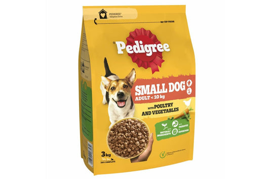  PEDIGREE COMPLETE Adult Small Dog Dry Poultry And Vegetables 3kg