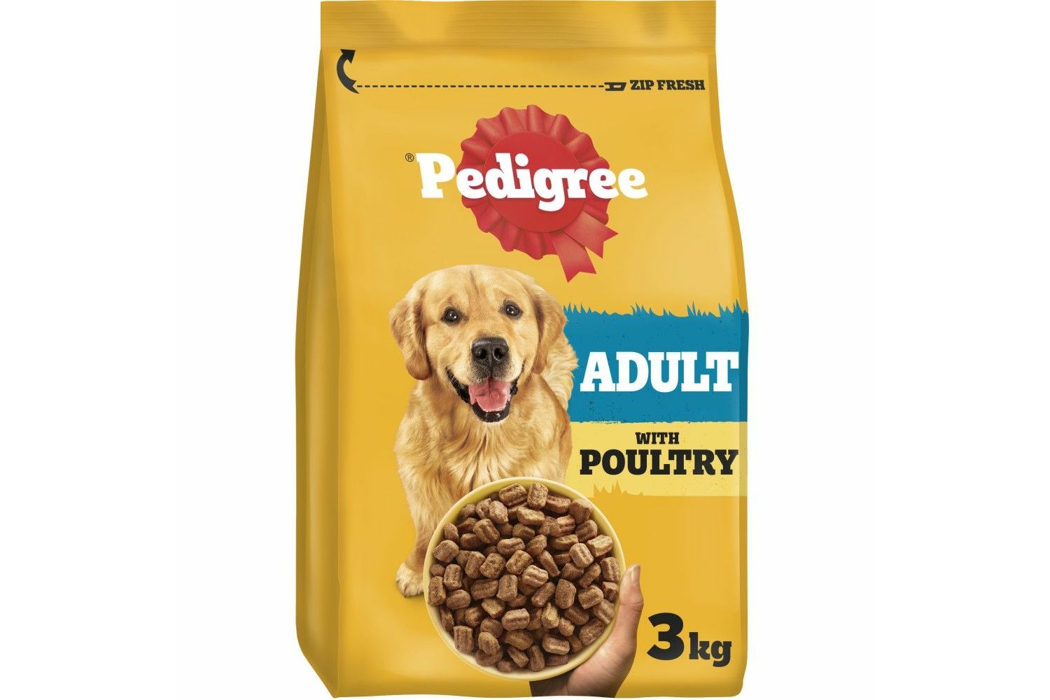  PEDIGREE COMPLETE Adult Dry Dog Food Poultry And Vegetables 3kg