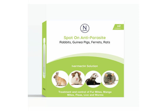  Ivermectin Anti-Parasite Spot-On X2 Pipette - Small Animals