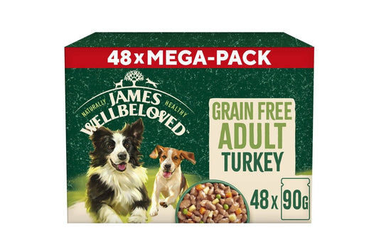  James Wellbeloved Adult Turkey In Gravy Pouch