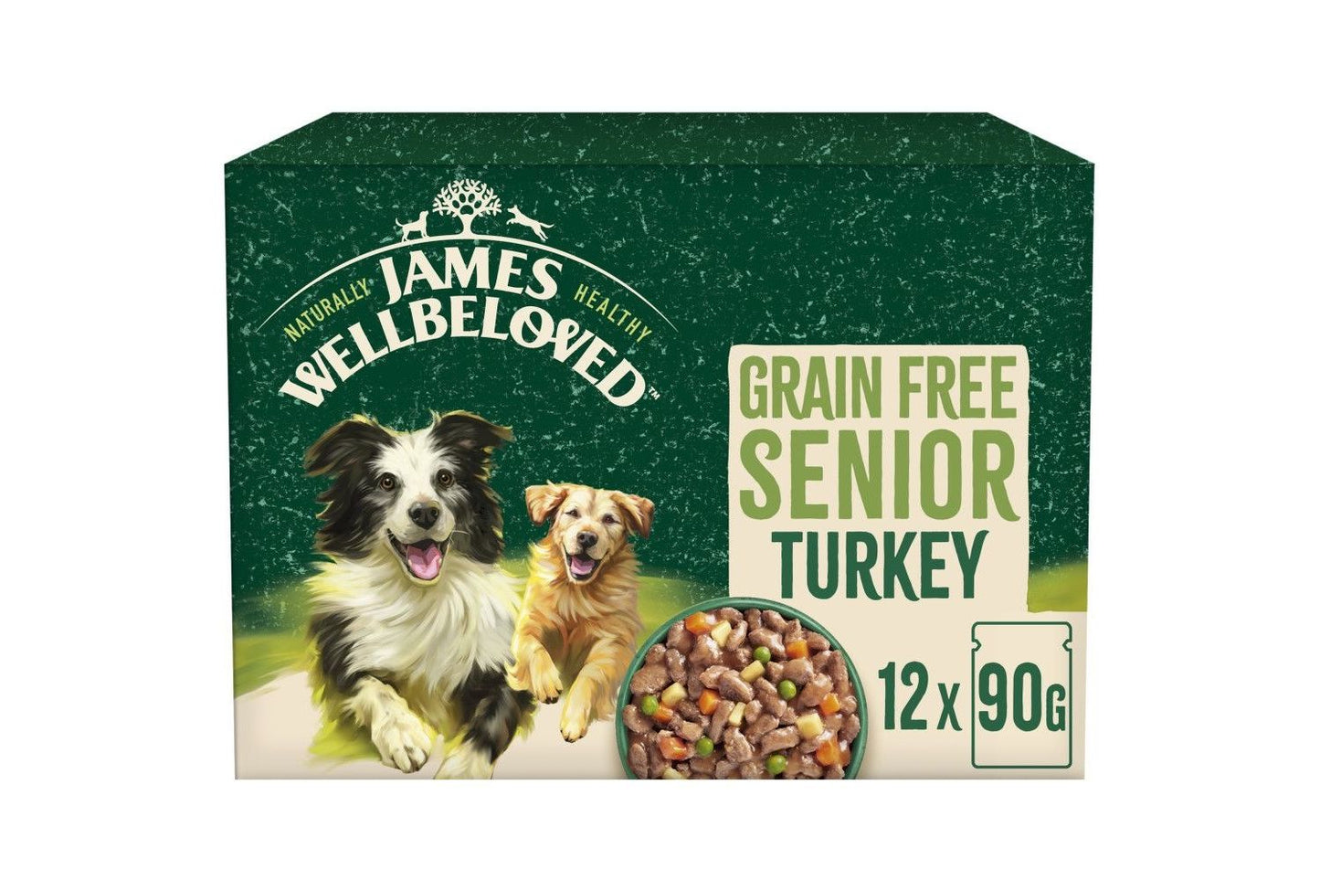  James Wellbeloved Grain Free Senior Turkey In Gravy Pouch