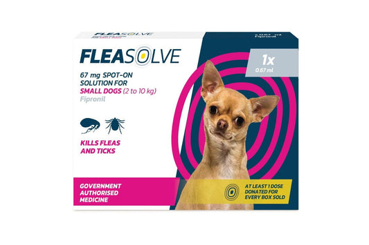  Fleasolve Spot On Flea Treatment - Small Dog