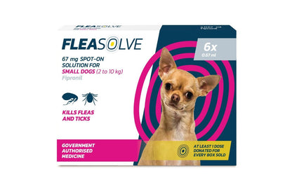  Fleasolve Spot On Flea Treatment - Small Dog