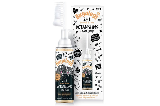 Bugalugs Oatmeal No Rince Detangling & Conditioning Foam Comb