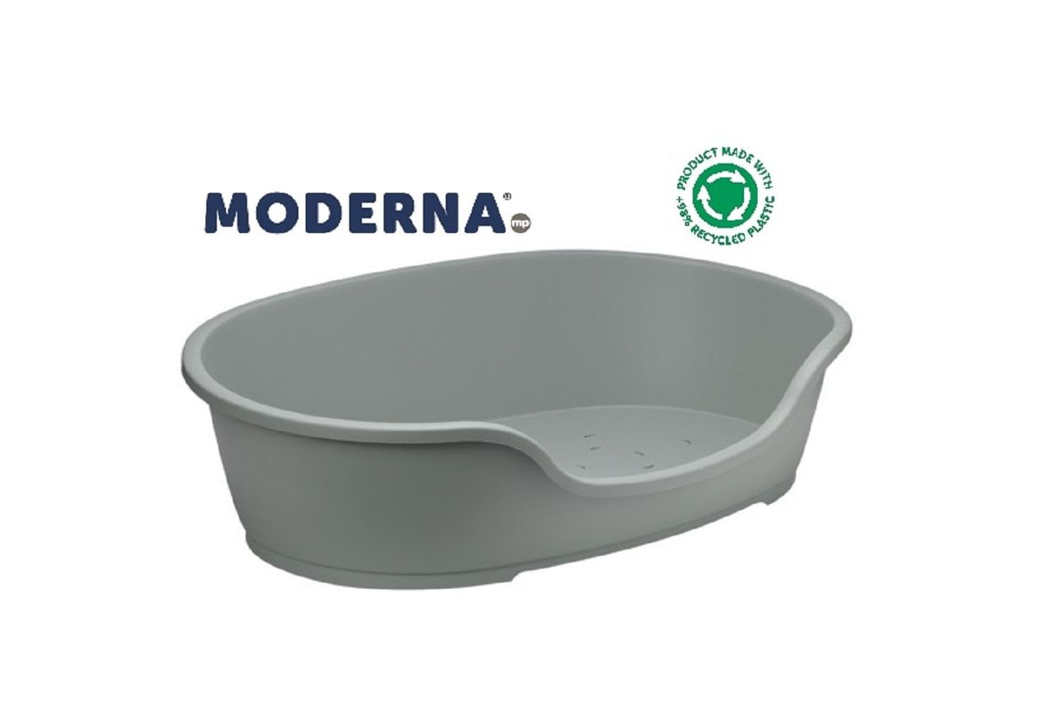  Moderna Plastic Dog Bed Olive Green
