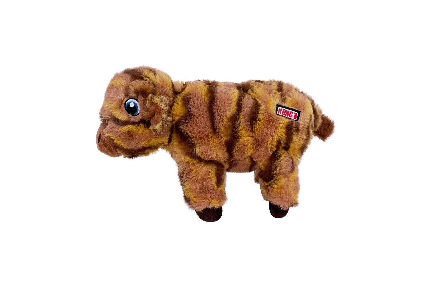  KONG Low Stuff Stripes Cow Dog Toy