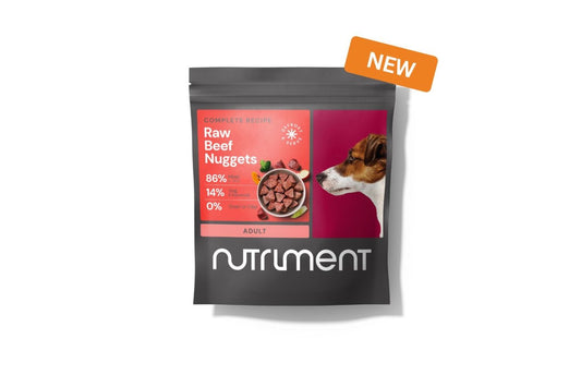  Nutriment Raw Beef Nuggets For Dogs 1kg