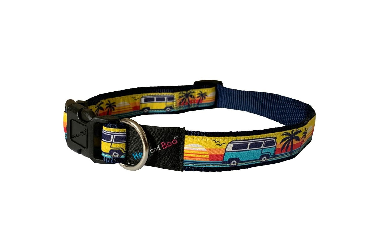  Hem & Boo Campervan Dog Collar