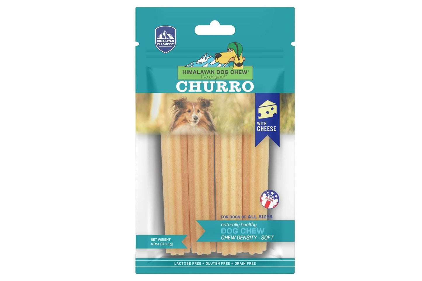 Himalayan Churro Cheese Dog Treats 4 Pack