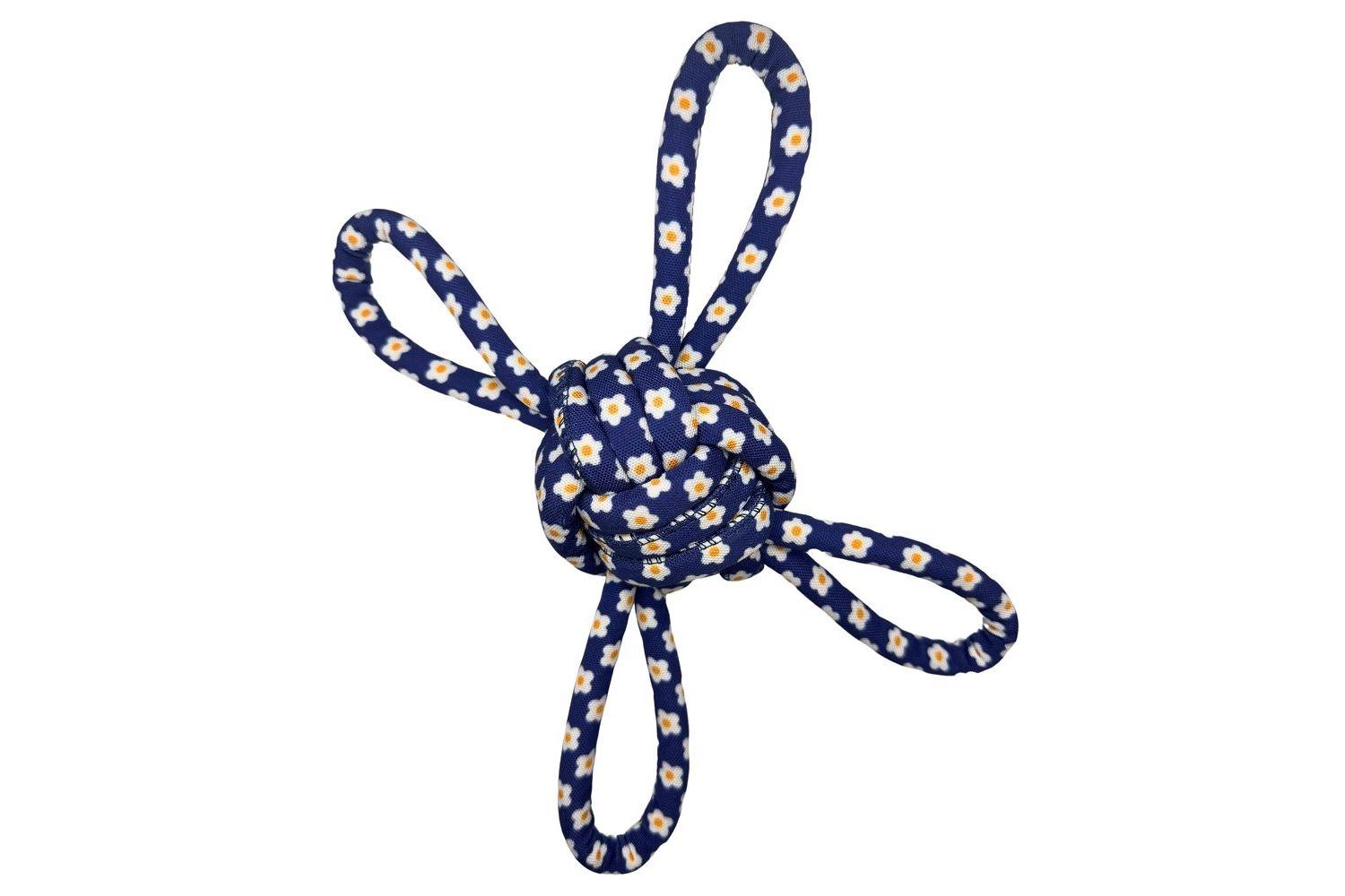  Bestpets Cotton Knotted Fling & Ball Dog Toy 28cm