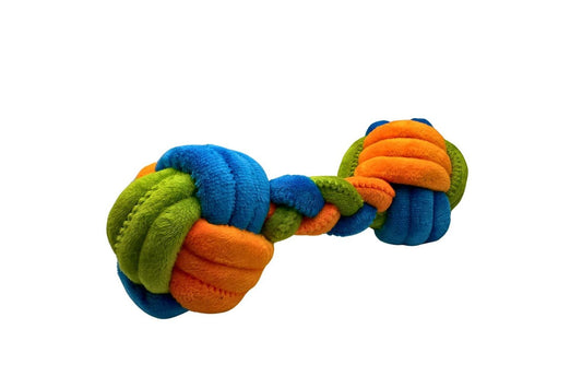  Bestpets Soft Knotted Dumbbell Dog Toy 24cm