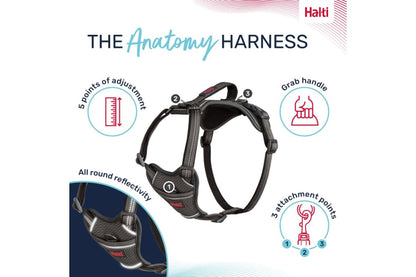  Halti Anatomy Harness Grey