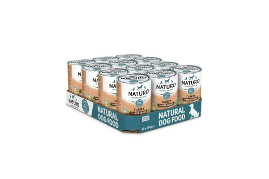  Naturo Adult Dog Grain & Gluten Free Turkey In A Herb Gravy 12 X 390g