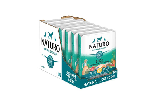  Naturo Adult Dog Duck With Rice And Vegetables 7 X 400g