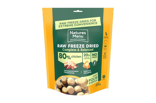  Natures Menu Complete Freeze Dried Dog Food 80/20 Chicken