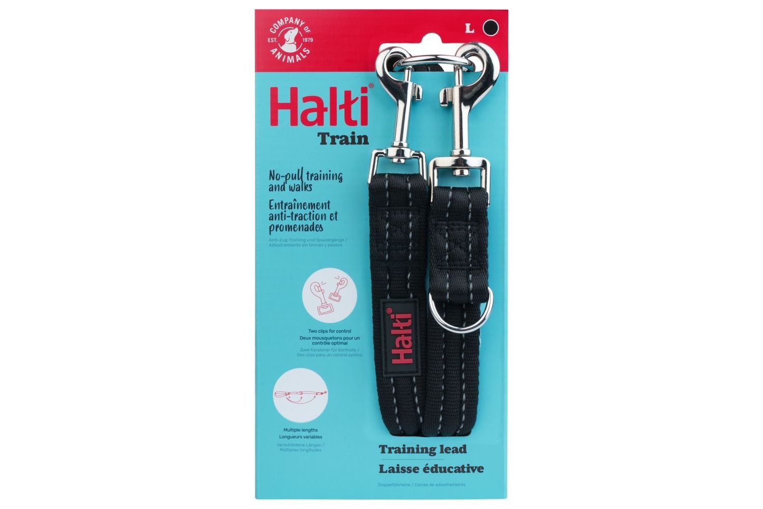  Halti Training Dog Lead (Black)