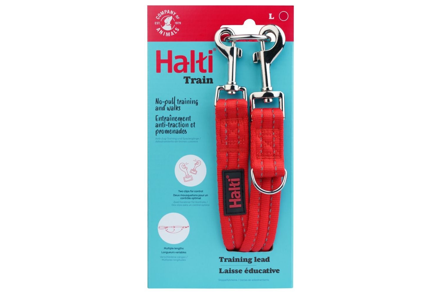  Halti Train Dog Lead Red