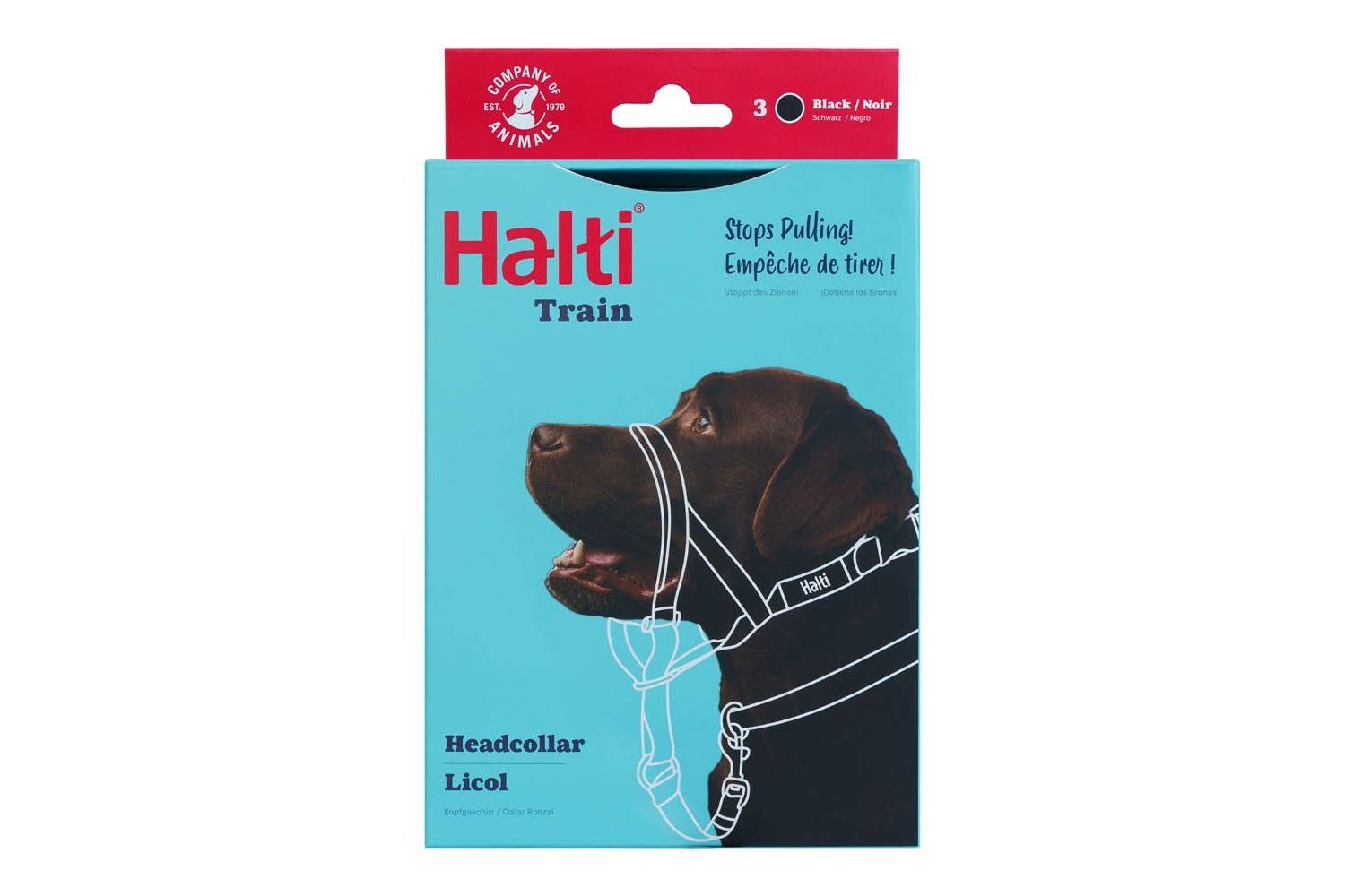  Halti Head Black Dog Collar