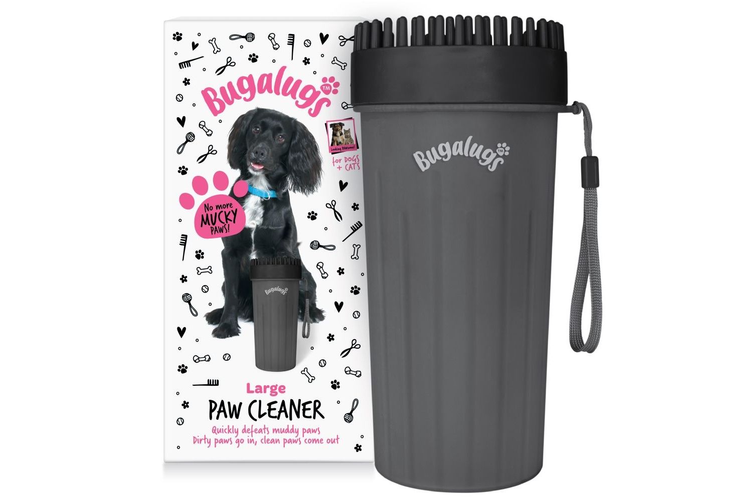  Bugalugs Paw Cleaner Black