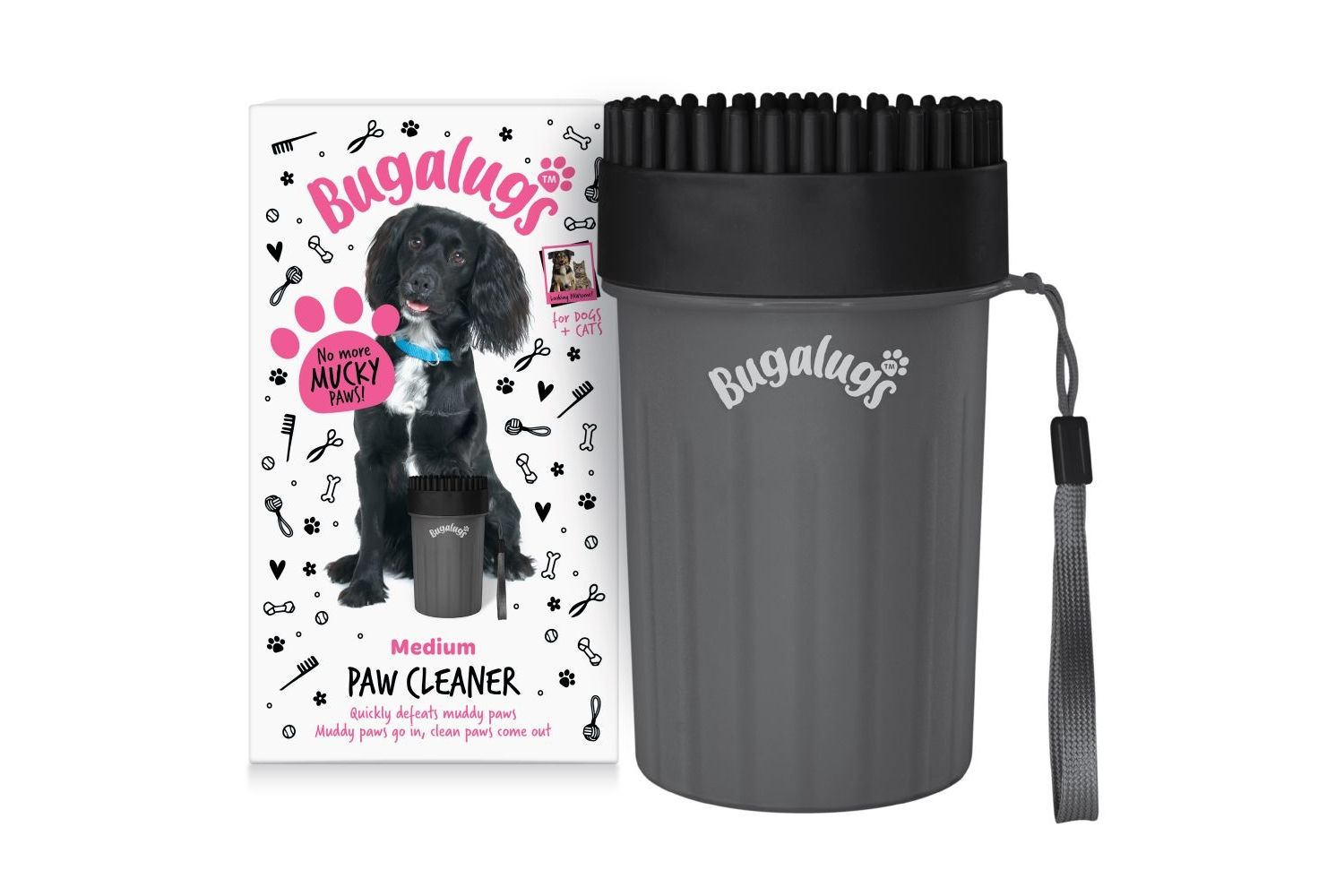  Bugalugs Paw Cleaner Black