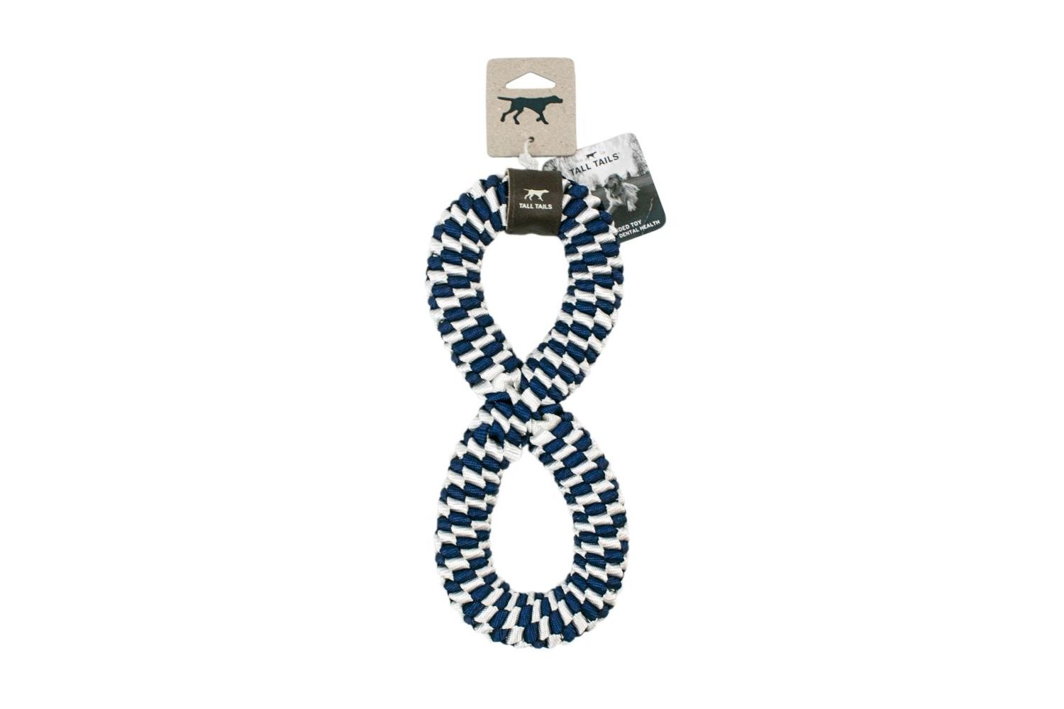  Tall Tails Braid Tug Navy Dog Toy