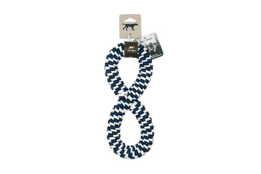  Tall Tails Braid Tug Navy Dog Toy