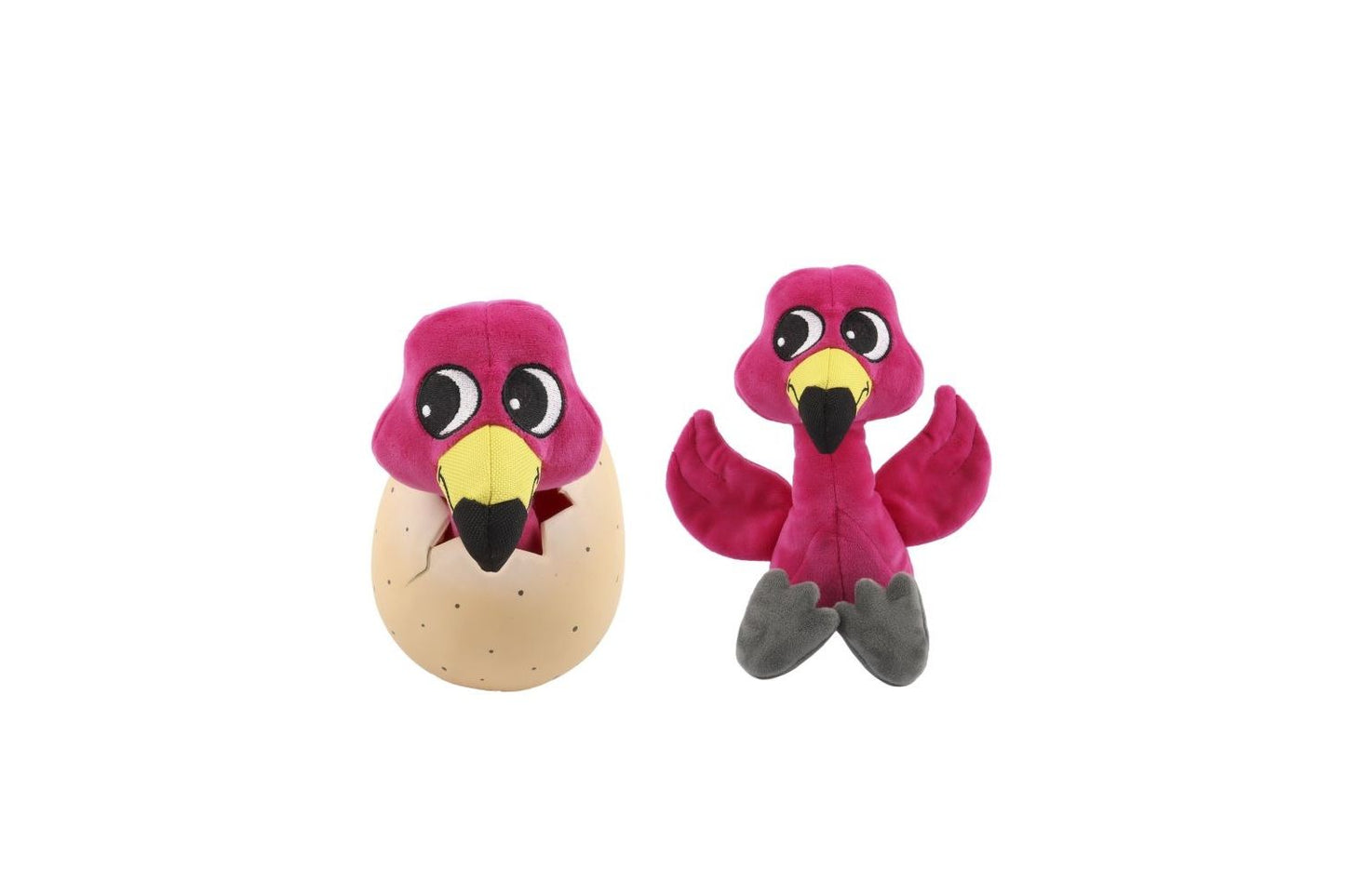  Coolpet Freya Flamingo & Egg Dog Toy