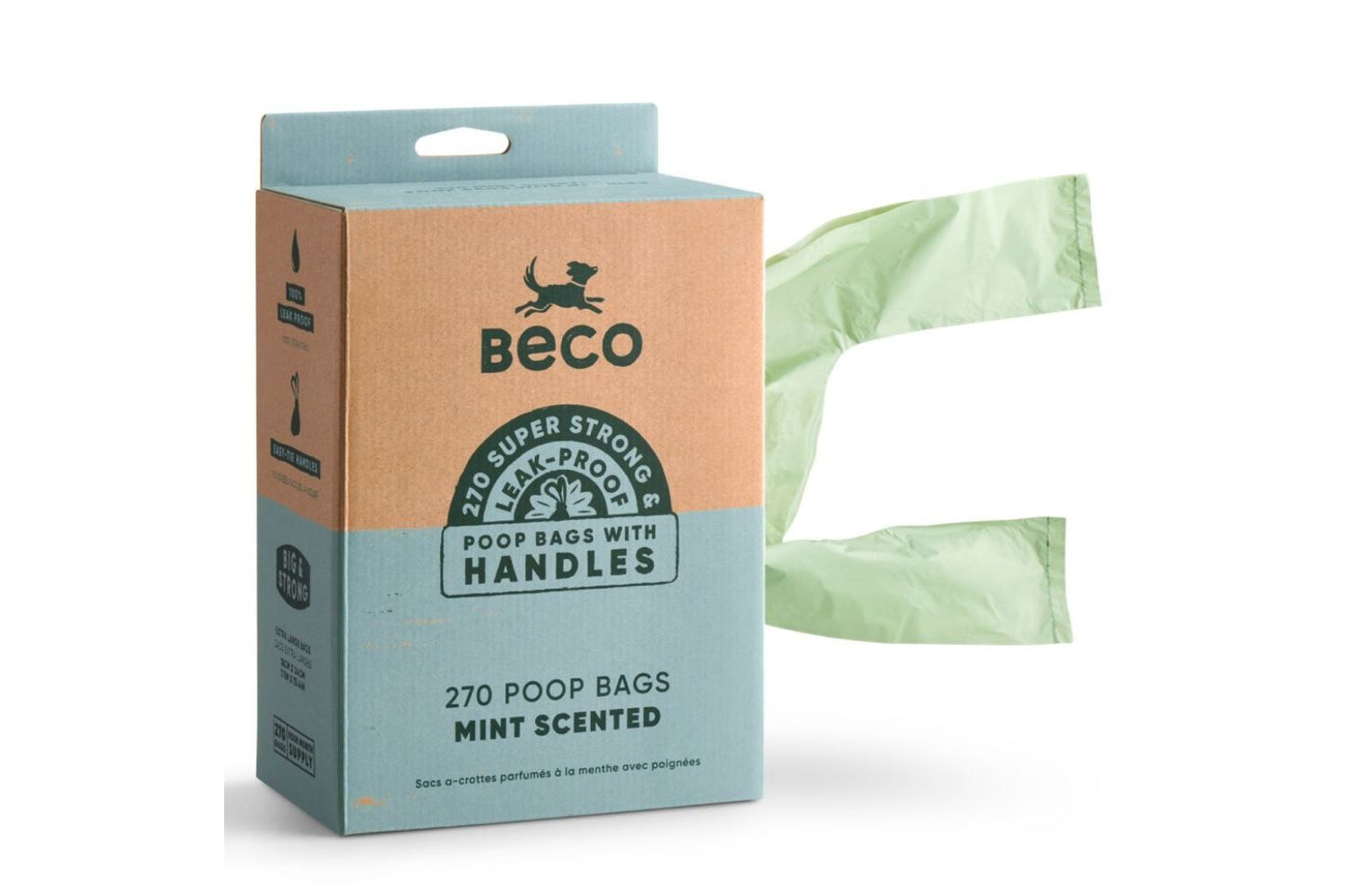  Beco Poop Bags Mint Scented 270 Bags