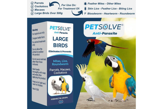  Petsolve Anti-Parasite For Large Birds 5ml