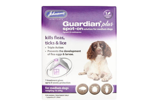  Johnson's Guardian Plus Spot-on Medium Dog