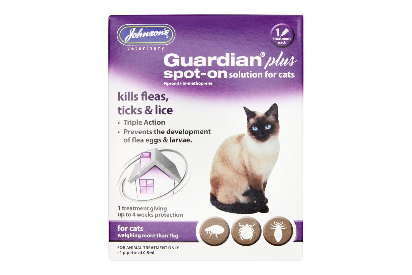  Johnson's Guardian Plus Spot-on Cat
