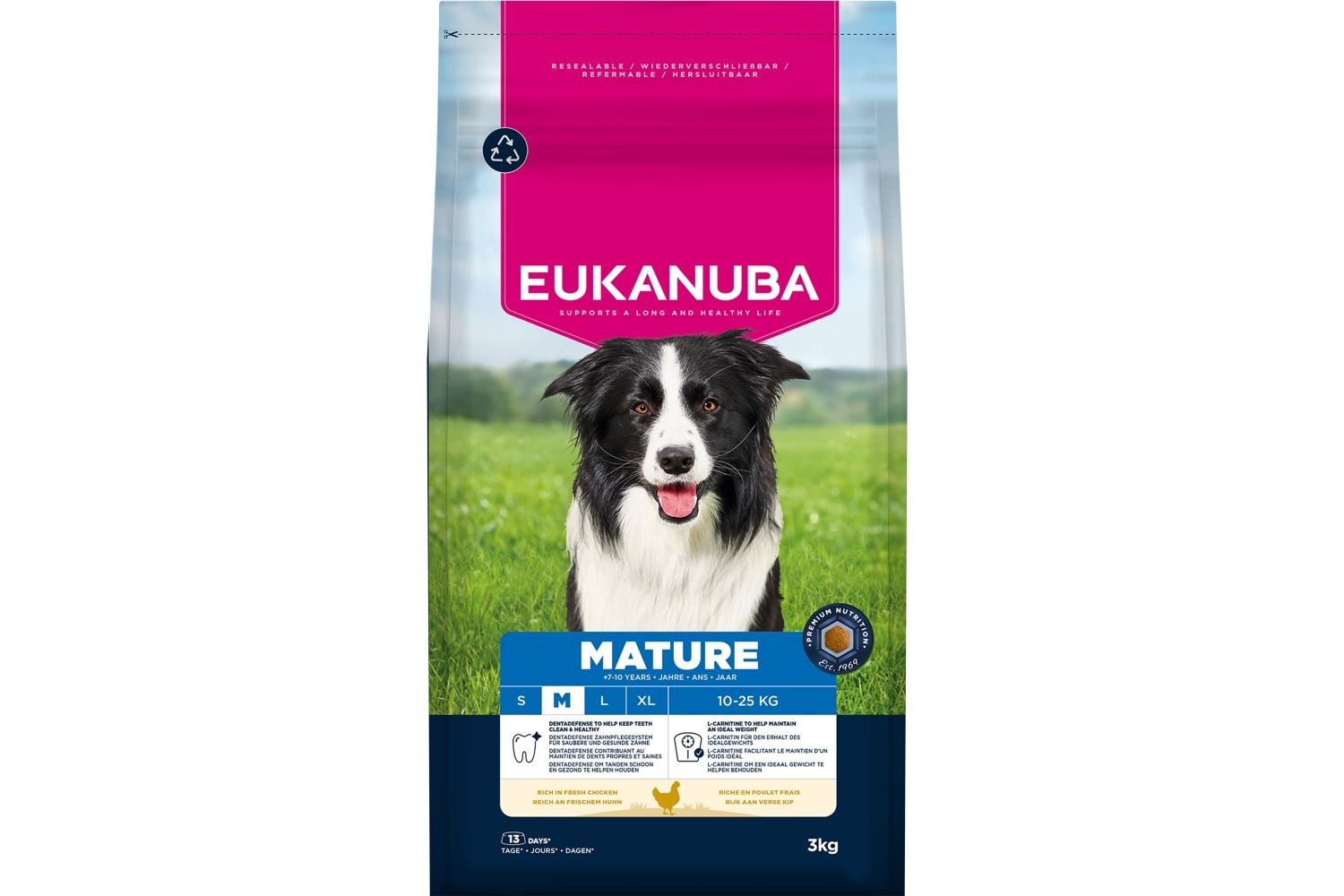  Eukanuba Mature Dog Medium Breed Chicken