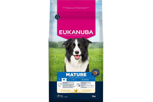  Eukanuba Mature Dog Medium Breed Chicken