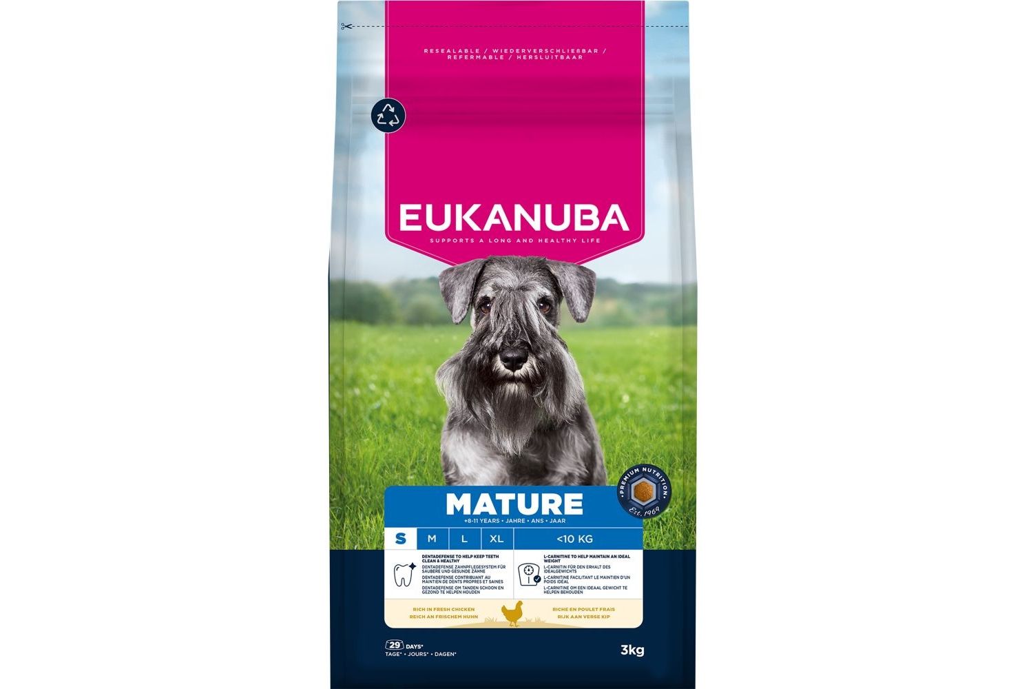  Eukanuba Mature Dog Small Breed Chicken