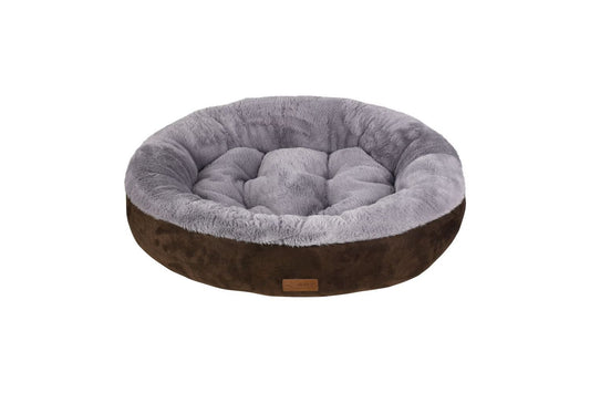  Dubex Ottoman Oval Dog Bed Green & Grey