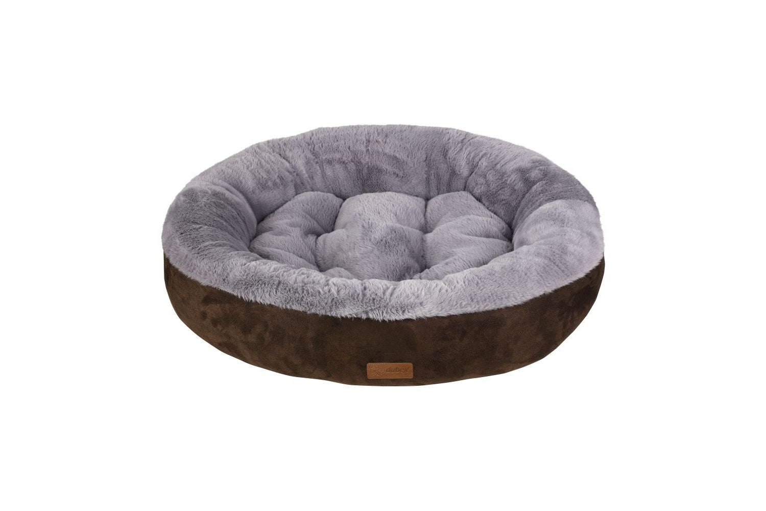  Dubex Ottoman Oval Dog Bed Green & Grey