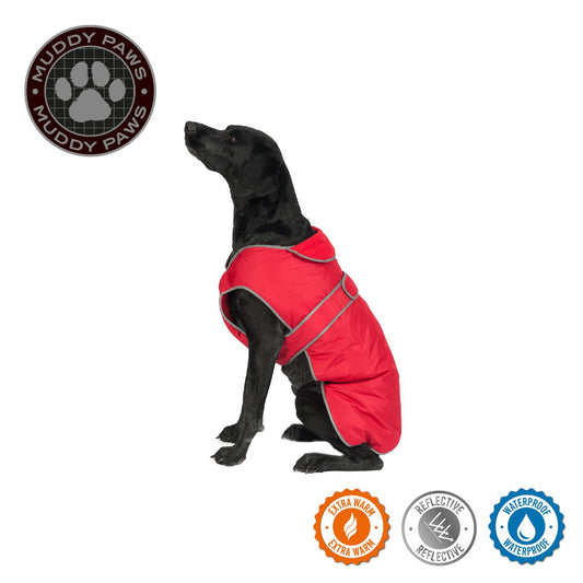  Ancol Stormguard Dog Coat In Red