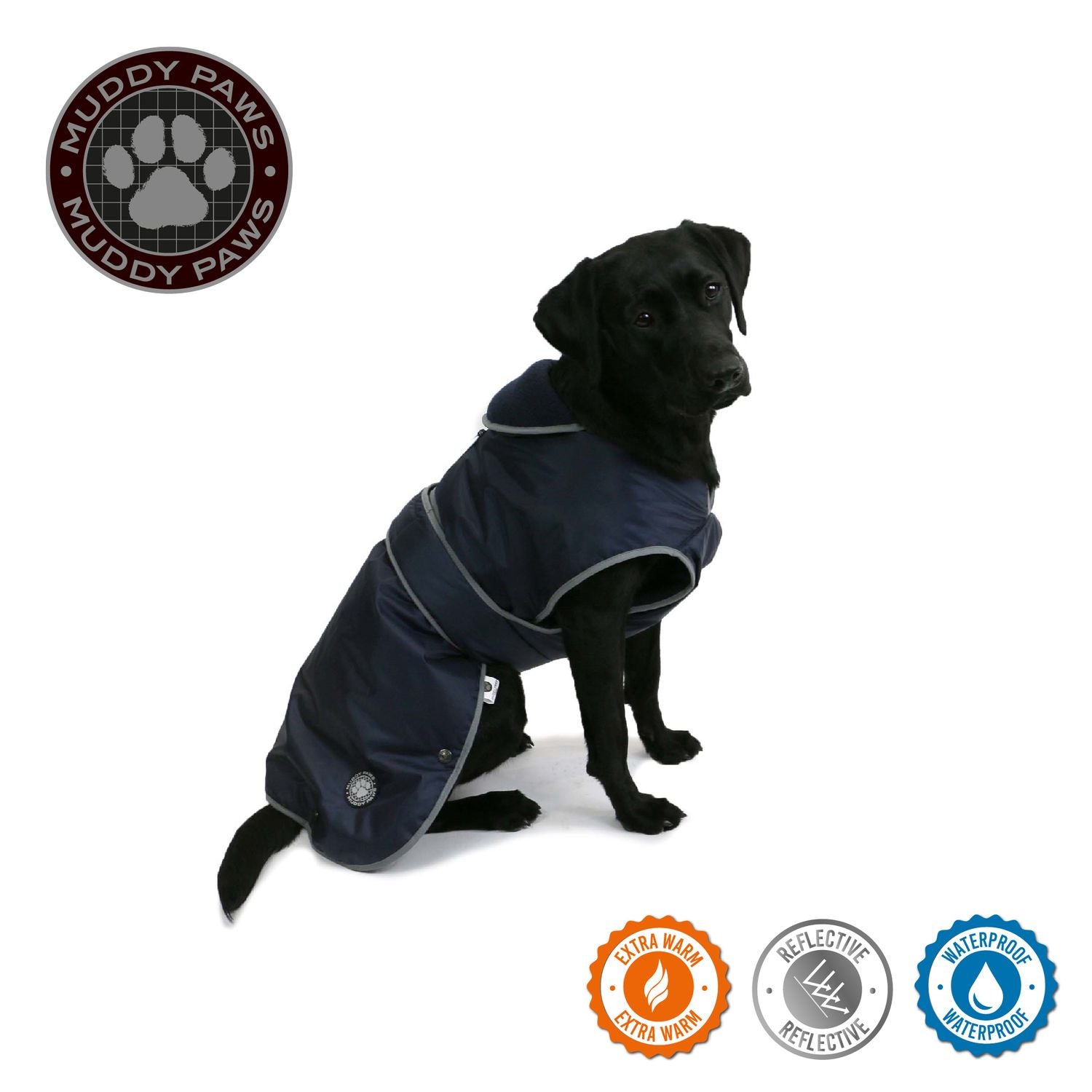  Ancol Stormguard Dog Coat In Navy