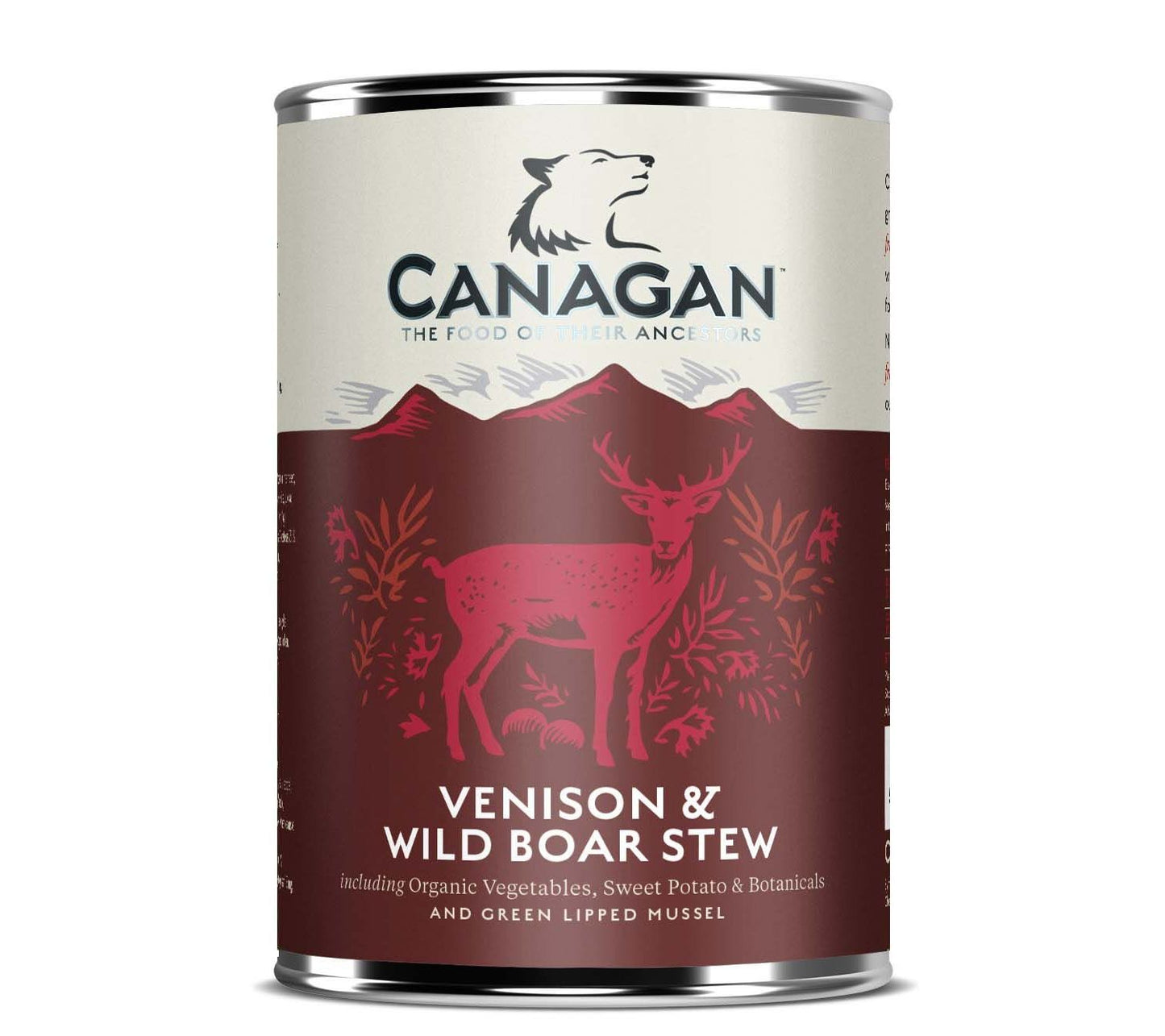  6 X 400g Canagan Venison & Wild Boar Stew Wet Dog Food