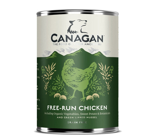  6 X 400g Canagan Free-Run Chicken Wet Dog Food